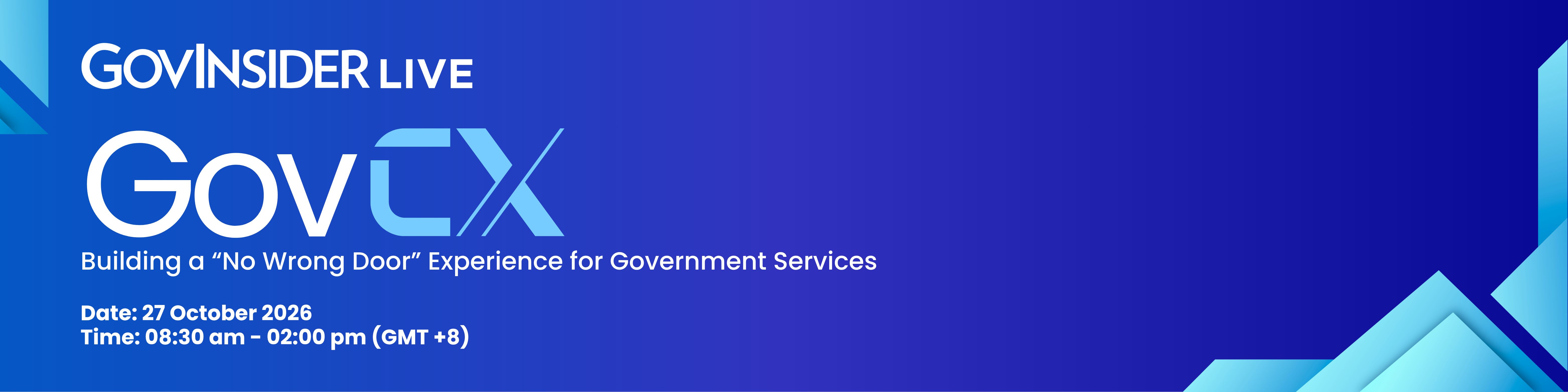 event banner for GovCX Day 2026
